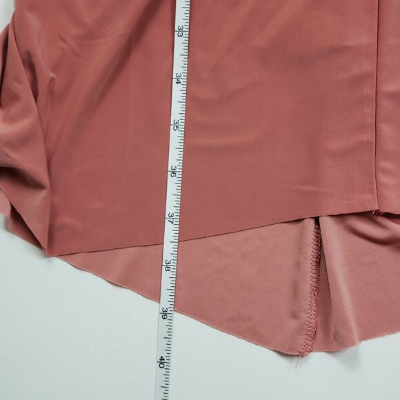 MISA Los Angeles Domino Draped Mini Dress Womens XS Blush Rose Warm Weather Glam - Picture 7 of 16